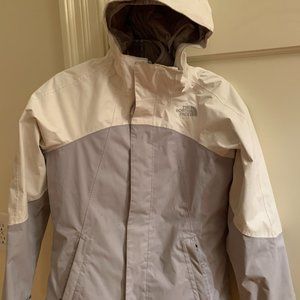 Girls North Face Ski Jacket Shell/Fleece Med